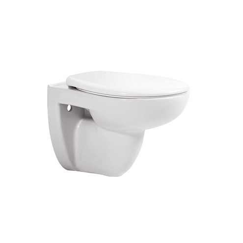 Унитаз подвесной безободковый Aquatek Каир AQ1170-00 525х365х380 с сиденьем Soft Close: фотография 1