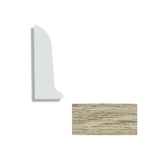 L063 Заглушка левая 58мм  Дуб ливерпуль  : фотография 1