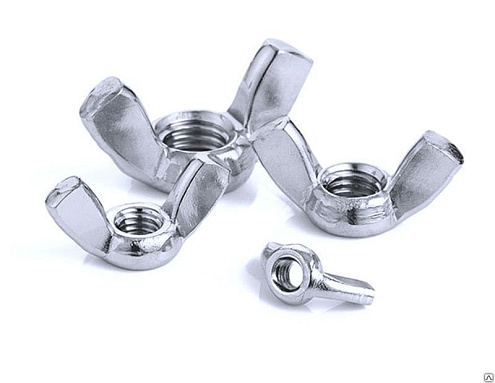 Гайка барашковая DIN315 М10: фотография 1