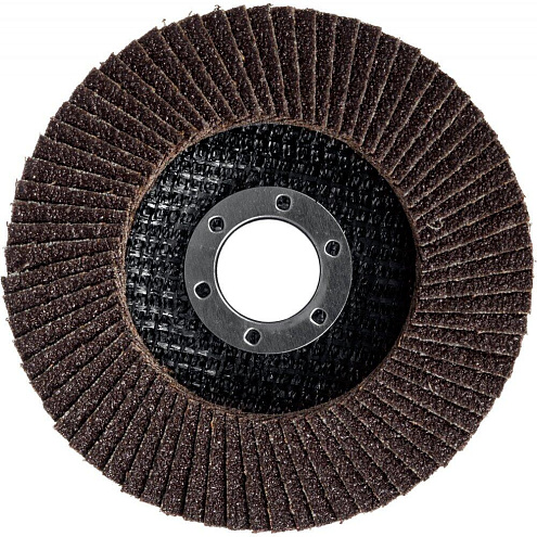 Круг лепестковый торцевой "БАЗ", 125х22мм, P80: фотография 1