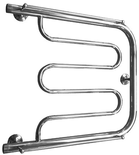 Полотенцесушитель Temark Фокстрот 2 (ПМ-5) 600х400 D32мм с полочками: фотография 1