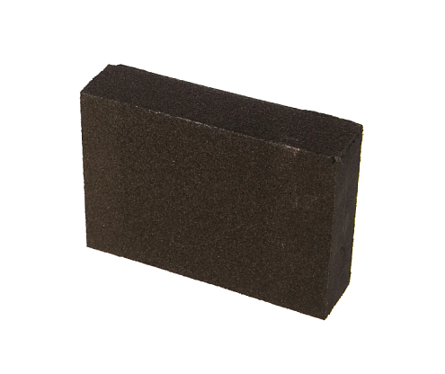 Губка шлифовальная четырехсторонняя 100х70х25мм, средняя зернистость, оксид алюминия ColorExpert : фотография 1