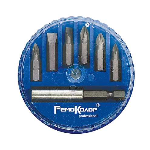 Набор бит Cr-V сталь, 7предметов РемоКолор: фотография 1