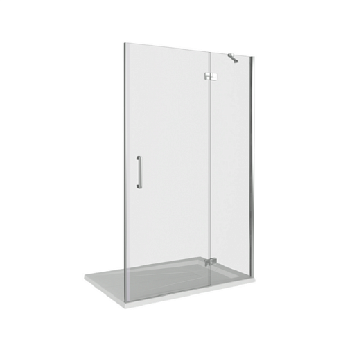 Душевое ограждение SATURN WTW-140-C-CH-R правое: фотография 1