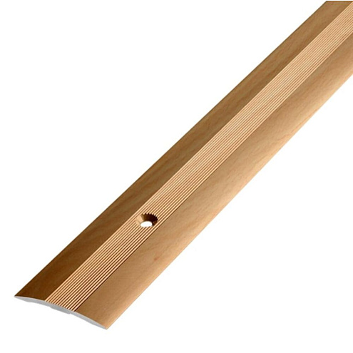Порог стык 38мм 1,35м бук натуральный: фотография 1