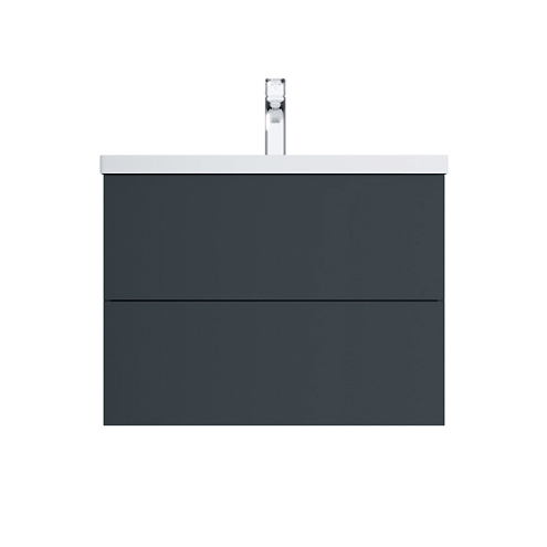 Тумба под раковину 75 AM.PM Gem M90FHX07522GM подвесная графит матовый: фотография 1