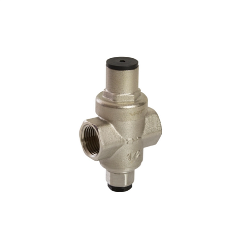 Редуктор давления 1/2" диап регулирования 0,5 - 7,0 бар,  G 1/4" под радиальный манометр VRT: фотография 1