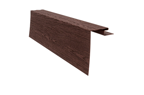 Околооконная планка Технониколь Фактур, Орех 3м: фотография 1