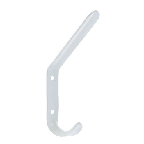 Крючок - вешалка №4 белый: фотография 1