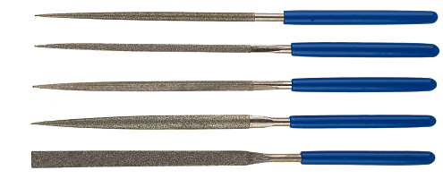 Набор надфилей алмазных ЗУБР 160х80мм, 5 предметов : фотография 1