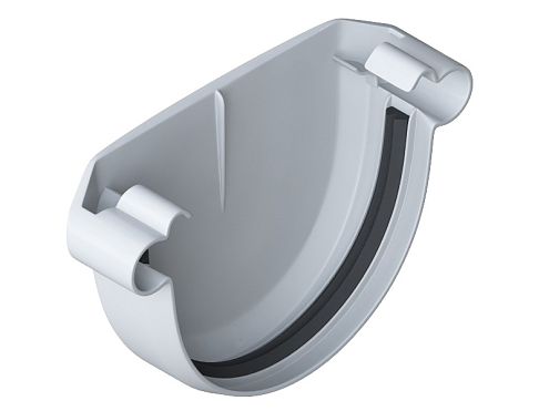 Заглушка желоба ПВХ, Белый, АльтаПрофиль : фотография 1