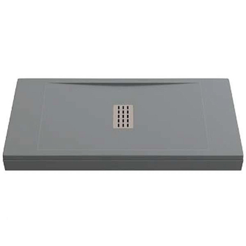 Поддон литьевой Flow Графит 1200x800: фотография 1