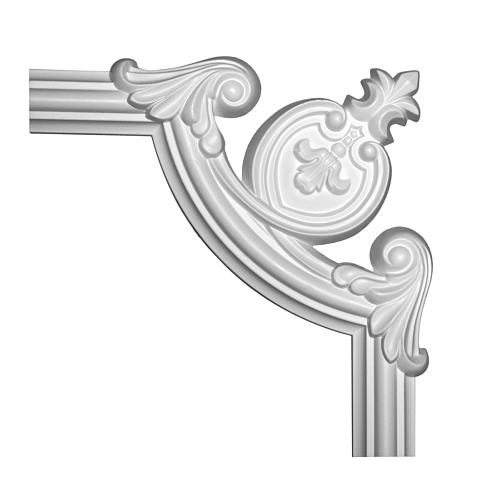 Угловой элемент 1.52.284 размер 256х26х256 мм: фотография 1