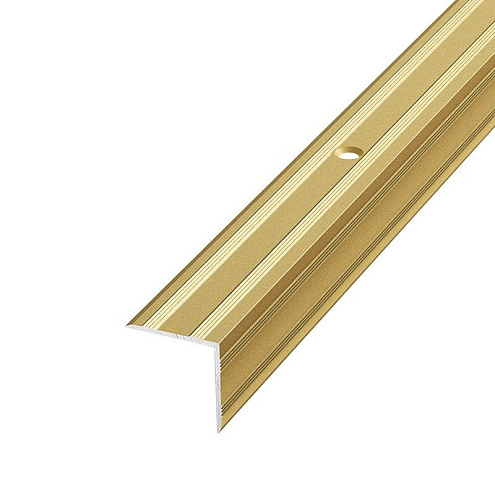 Порог  угол 25х25мм  0,9м золото: фотография 1
