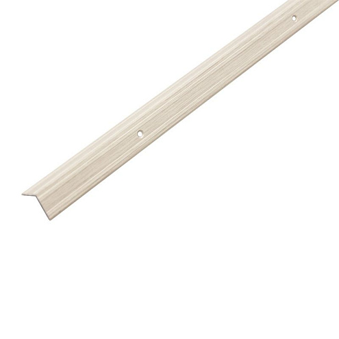 Порог  угол 25х25мм  0,9м груша белая: фотография 1