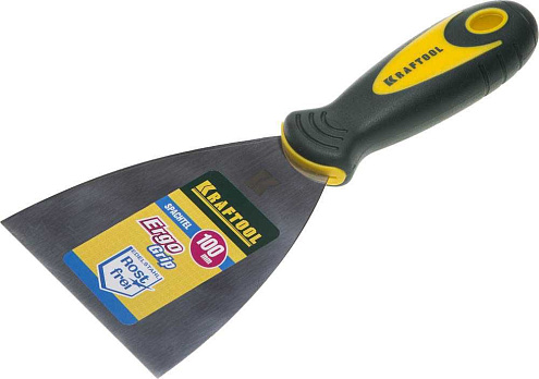 Шпатель с 2-компонентной ручкой 100мм, KRAFTOOL: фотография 1