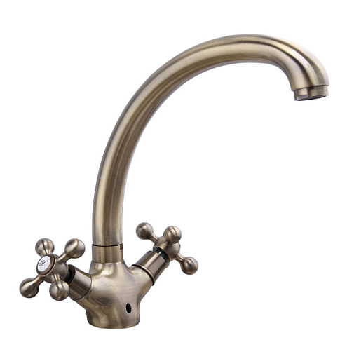 Смеситель для кухни 1/2 кер F4219-4 FRAP бронза: фотография 1