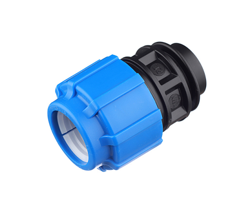 Муфта ПЭ 32х3/4" внутренняя резьба  обжимная ТПК-Аква: фотография 1