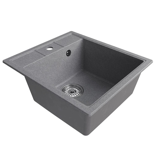 Мойка ML-GM28 графит (342), 450х500х190 мм: фотография 1