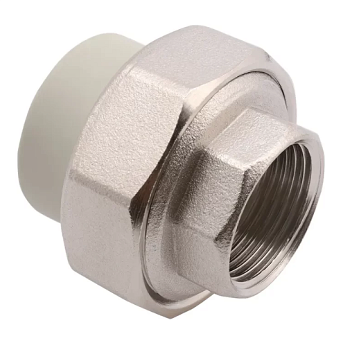 Муфта с переходом на металл разъемная внутренняя резьба 32x1 1/4" FV-plast: фотография 1
