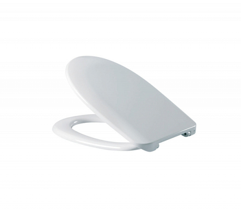 Сиденье HARO "Нордика" B1102Y дюропласт, стальное крепление, белый: фотография 1