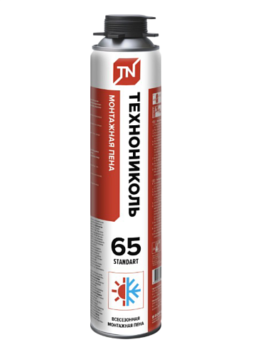 Монтажная пена Технониколь 65 STANDART всесезонная: фотография 1