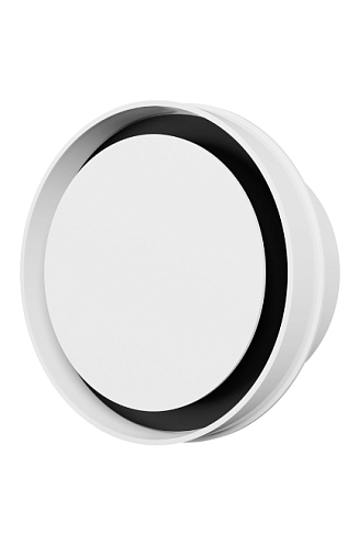 Вентиляционная решетка 10SH теневая фланец D100 сетка разъемная на магнитах D120 ERA: фотография 1