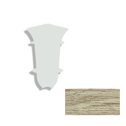 L063 Внутренний угол 58мм  Дуб ливерпуль : фотография 1