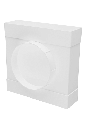 Тройник плоский 620ТФ12,5П D125 с выходом на фитинг 60х204 ERA: фотография 1