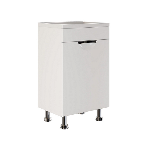 Тумба "ЭТЬЕН-40" под умывальник Аndrea 40 ПВХ-фасад, корпус: фотография 1