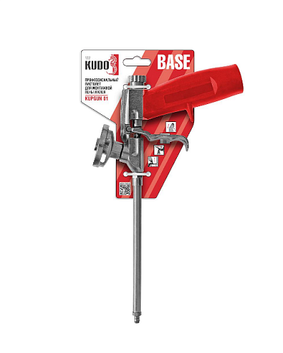 Профессиональный пистолет для монтажной пены и клея KUDO BASE: фотография 1