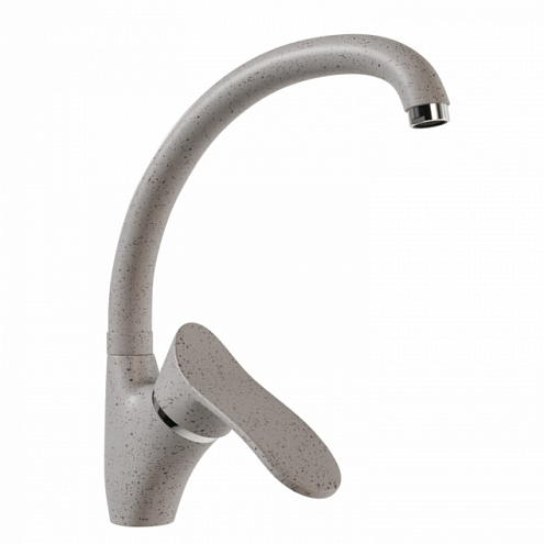 Смеситель для кухни 40к MIXLINE ML-GS01 (328) бежевый высок. излив: фотография 1