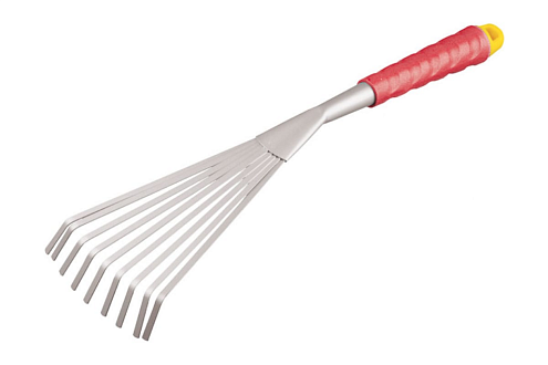 Грабельки веерные с плоскими зубцами, 420мм, Grinda: фотография 1