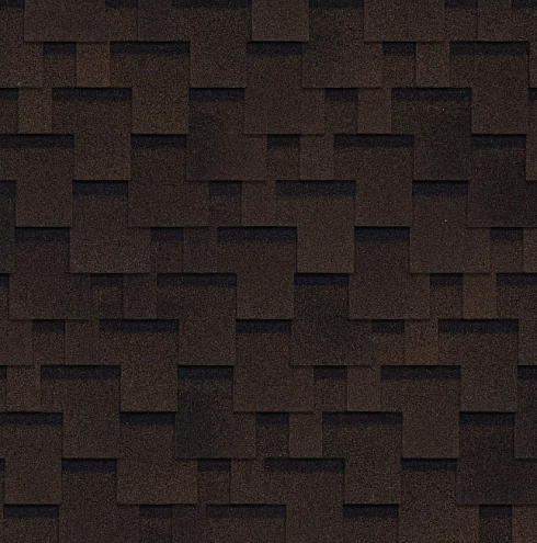 Гибкая черепица Технониколь Оптима Аккорд Коричневый 3м²: фотография 1