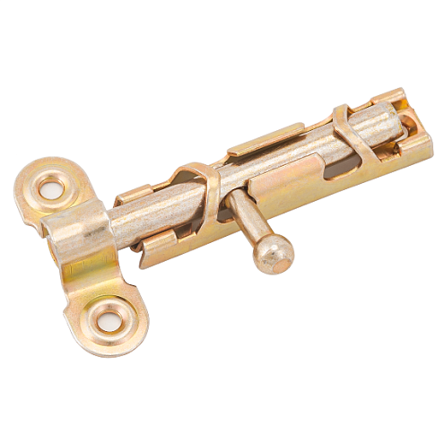 Шпингалет ЗТ желтый цинк: фотография 1