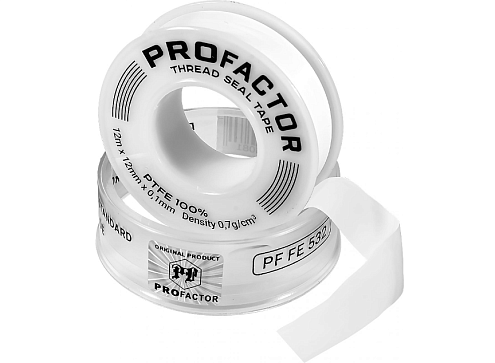 Лента фум ProFactor для воды 12ммх0,1ммх12м: фотография 1