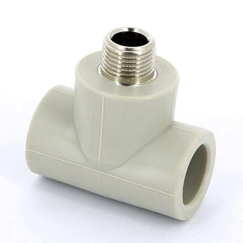 Тройник с переходом на металл наружная резьба 25x1/2"х25 FV-plast: фотография 1