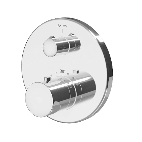 F8075600 Like, cмеситель д/душа встраиваемый с термостатом, хром, шт.: фотография 1