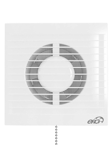 Вентилятор D100 E 100 S-02 с тяговым выключателем, сетка ERA: фотография 1