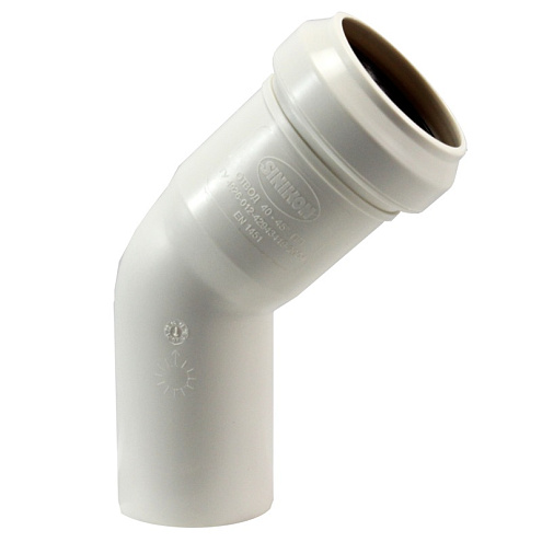 Отвод 40х45° Синикон Комфорт Плюс: фотография 1