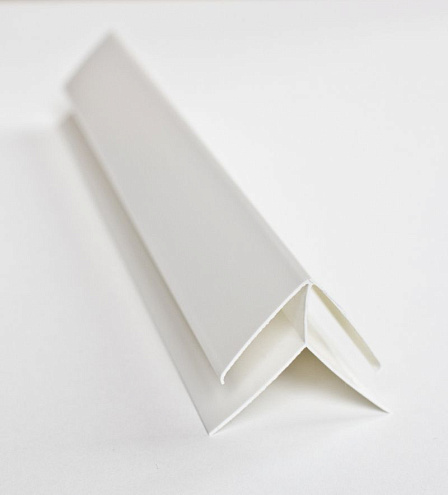 Угол наружный 8мм белый 3м: фотография 1