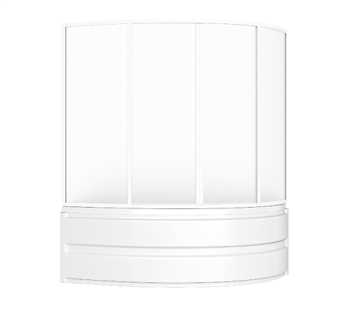 Шторка Сагра 4 створки пластик: фотография 1