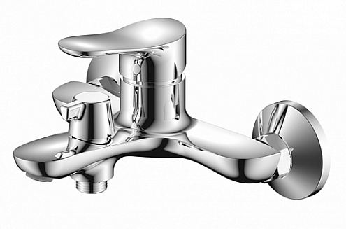 Z2703 Вейв смеситель для ванны и душа, керам.переключатель, с аксессуарами: фотография 1