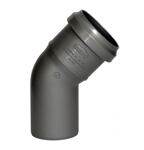 Отвод 50х45° Синикон Стандарт: фотография 1