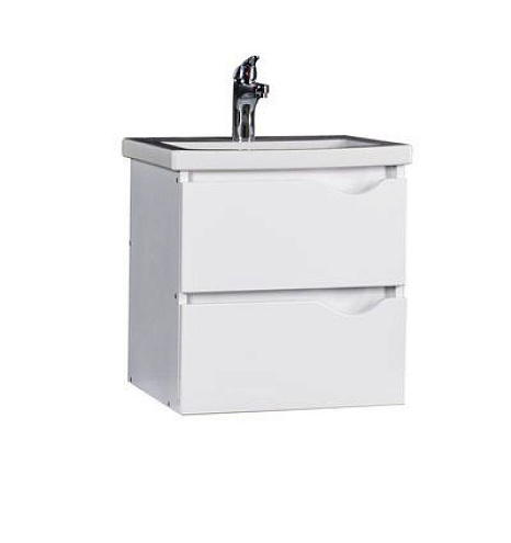 Подстолье "Bello 50" белый 2ящика подвесная под умывальник "COMO 50" : фотография 1