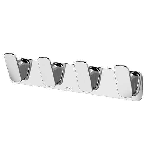 Крючки для полотенец AM.PM Inspire 2.0 A50A35900 хром, 4шт на планке: фотография 1