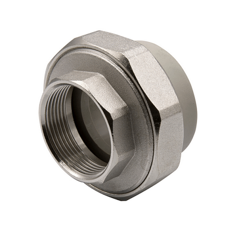 Муфта комбинированная разъемная, внутренняя резьба 50х1 1/2'' EVER plast  : фотография 1