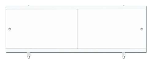 Экран под ванну "Кварт" белый 1,48: фотография 1
