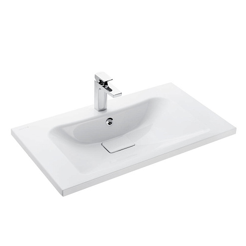 Раковина Брук 80 белая 1A71453KBC010: фотография 1