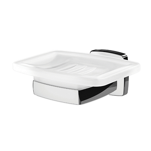 Мыльница стеклянная настенная AM.PM Gem A9034200 хром: фотография 1